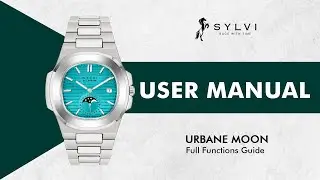 Master Your Time: Sylvi Urbane Moon Analog Watch User Guide
