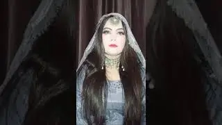 #Reception Pakistani Outfit & Gray Eye Makeup Look❤️#youtubeshorts #virel#aashna styles#makeupshorts