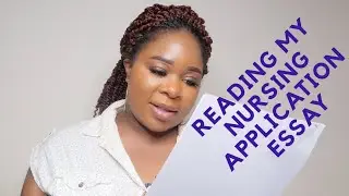 Reading My Nursing Application Essay That Got Me Accepted Into Nursing School