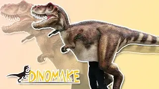 Life-size: Tyrannosaurus rex costume that has received popular welcome is coming again
