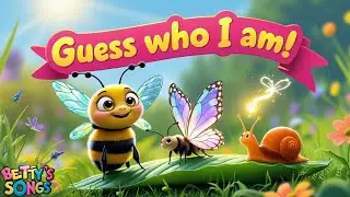 ABC Quiz GUESS Little Creatures! 🦗🐌🦋 LEARN Insect Names with these FUN Kids Songs!