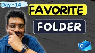 Create Favorite Folder in New Outlook