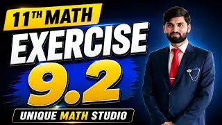 11th Class Math | Exercise 9.2 | New Book 2025 | Regression Analysis, Polynomial Regression & Error