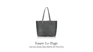 Mau Jual Tas Branded Second? Faure Le Page Canvas Scale Daily Battle 35 Tote Gris