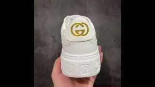 Gucci GG Supreme leather-trim Sneakers