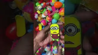 SATISFYING ASMR UNBOXING KINDER JOY BIG GLANT 🥚 CHOCOLATES SURPRISE 😳 ll ASMR VIDEO