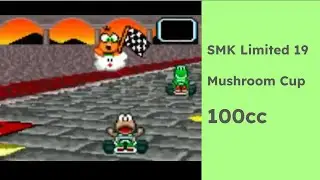 SMK Limited 19 (Mario Kart SNES ROM Hack) | Mushroom Cup 100cc - Koopa Troopa Gameplay