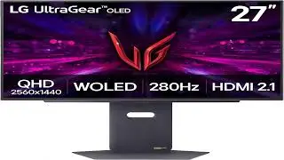 Лучшее предложение: игровой монитор LG 27GX700A-B Ultragear OLED | 27 дюймов, QHD, 280 Гц, 0,03 м...