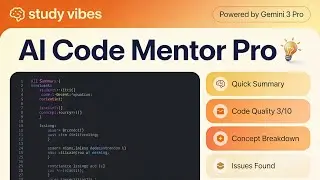 AI CODE MENTOR PRO- Google DeepMind- vibe code with Gemini#kaggle