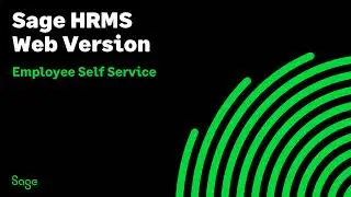 Sage HRMS Demonstration