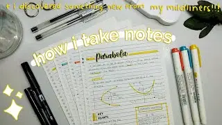 how i take notes + tips // simple and efficient // write notes with me | philippines