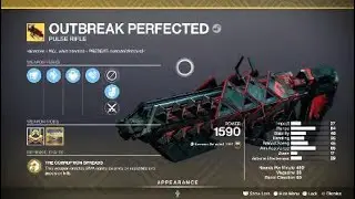 Outbreak Perfected Exotic Weapon & Catalyst &ndash; Destiny 2