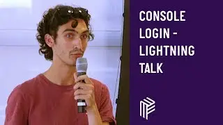 Console Login Lightning Talk - London Node User Group - July 2018