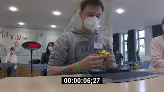 Official 15s Rubikscube Solve | German Mini Open 2021 A