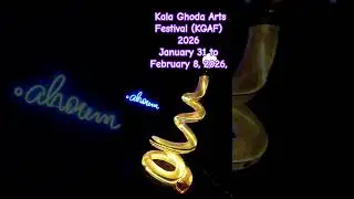 Kala Ghoda Arts Festival (KGAF) 2026  #mumbai #love #travel #night