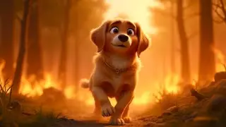 🌲🔥 The Forest Was Burning… But Then Something Incredible Happened! 🌧️🐶