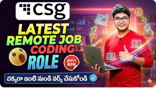 Finally Csg Direct Hiring Started | LATEST REMOTE JOB | Csg Recruitment 2025 | Latest Jobs in Telugu