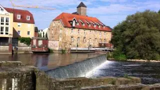 Das Emswehr in Rheine