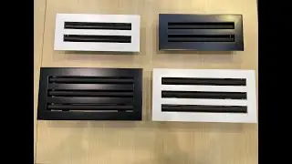 CASA Series (Modern AC Vent Covers) Actual Product Video