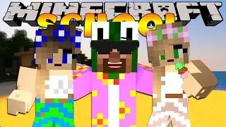 Minecraft School Vacation : DAY OUT ON THE BEACH! #4  (Custom Roleplay)