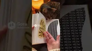 meow book! #shorts #comedy #comedyfilms #comedyshorts #memes #shortsvideos #aivideo #catslifestyle