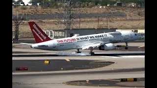 4K 24 Minutes Of Plane Spotting At Phoenix Skyharbor PHX