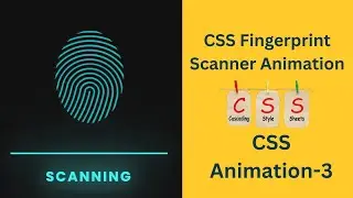 CSS  Fingerprint Scanner Animation Effects | CSS Amazing  Animation Effects