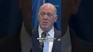 Homan vows ICE crackdown in NYC following CBP officer shooting