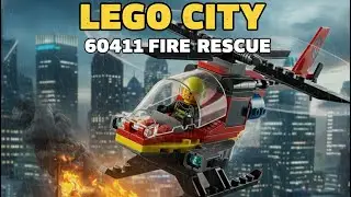 Lego city 60411 🛟 fire rescue helicopter review ￼