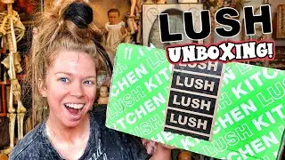 РОЖДЕСТВЕНСКАЯ подарочная коробка Lush! &mdash; Распаковка Lush Kitchen
