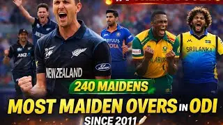 Most Maiden Overs in ODI Cricket Since 2011 | Trent Boult Tops the List 🏏🔥