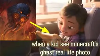 when a kid see minecraft's ghast real life photo|funny minecraft meme