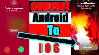 Change Caller Screen Android to iOS !! Customize Phone Caller Screen & Dailpad !! iOS Caller Screen