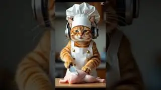 The Cat Cooked the Chicken and Ate It Too! Animation by [Story of life]#Cat #CatVideo#aianimation