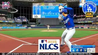 MLB The Show 25 Los Angeles Dodgers vs Milwaukee Brewers: NLCS Game 1 - PS5 4K 60fps