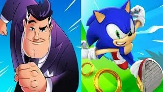 Agent Dash vs Sonic Dash