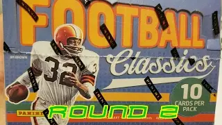 2017 Classics Football Hobby Box. Round 2. Panini Fail