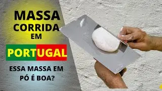 [ MASSA EM PÓ ] - Massa Corrida em Portugal Comprei na Leroy Merlin