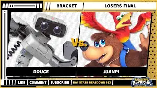 Bay State Beatdown 183 - Losers Final - Douce (R.O.B) VS Juanpi (Banjo & Kazooie) - SSBU Singles