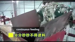 electromagnetic heating waste plastic recycling continuous pyrolysis  system