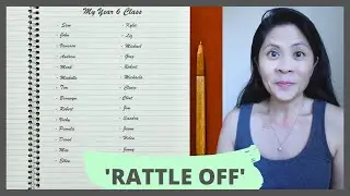 'Rattle off something' or 'rattle something off' - another phrasal verb | Moments with KT #shorts