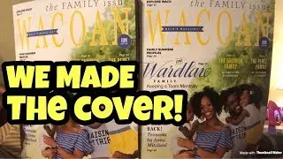 WE MADE THE COVER OF A MAGAZINE!!!