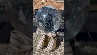 DOLLAR TREE CHRISTMAS DIY SNOW GLOBE! | EASY CHRISTMAS CRAFT 2021