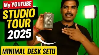 My YouTube Studio Tour 2025 | Small YouTuber Setup Inspiration + Budget Studio Setup Ideas
