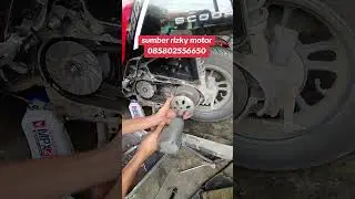 Tutorial servis CVT Honda scoopy donat