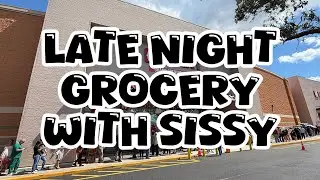 Late night last minute food shopping with us