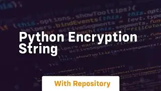 python encryption string