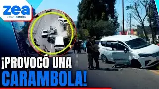 Patrulla del Estado de M&eacute;xico provoca fuerte accidente | Noticias con Francisco Zea