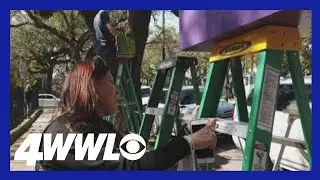Finding the perfect spot on the parade route is a tradition