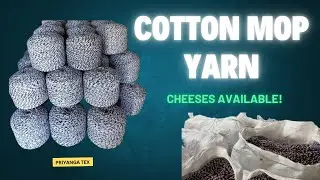 Leading White Cotton Mop Yarn Manufacturers in Coimbatore, Tamil Nadu | Export Quality